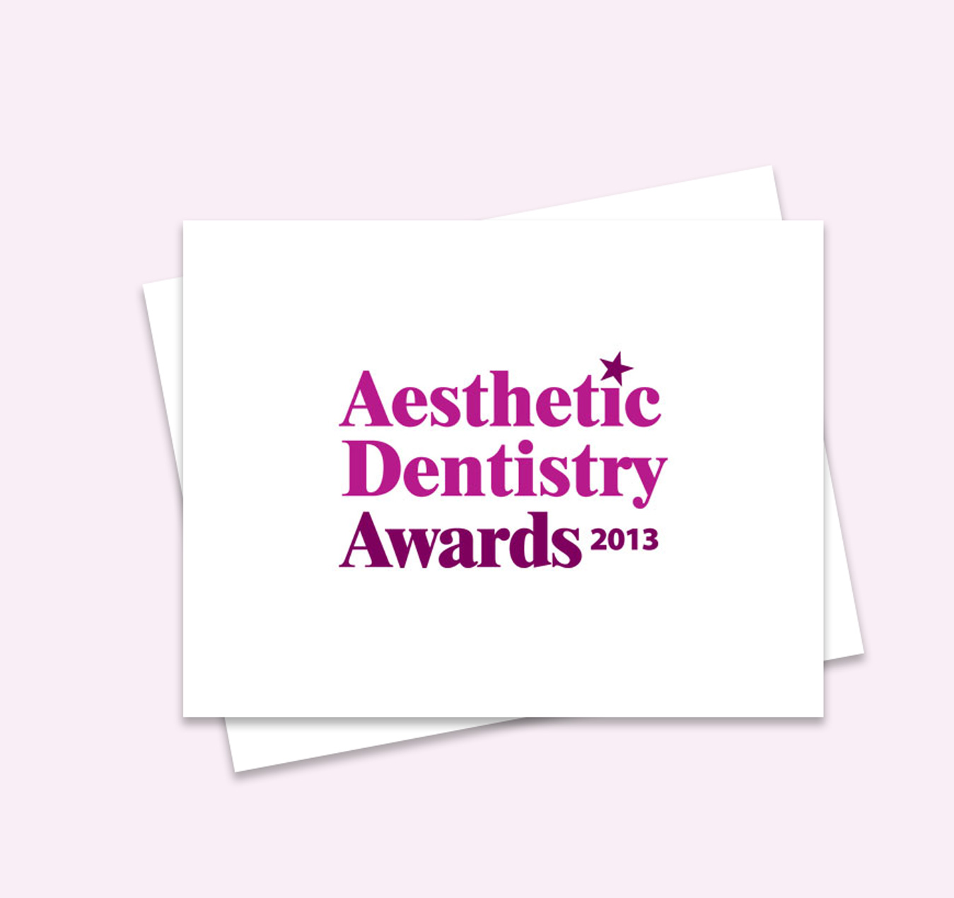 Aesthetic Dentistry Awards 2013